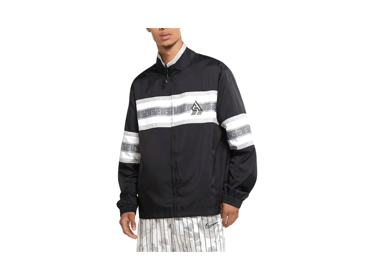 Nike Jackets Black Stand Collar Moderate