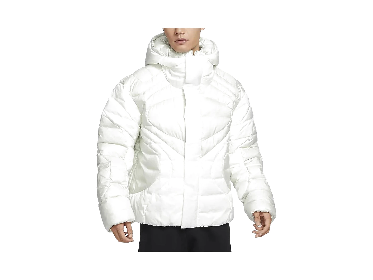 Nike Jackets Sail White Hooded