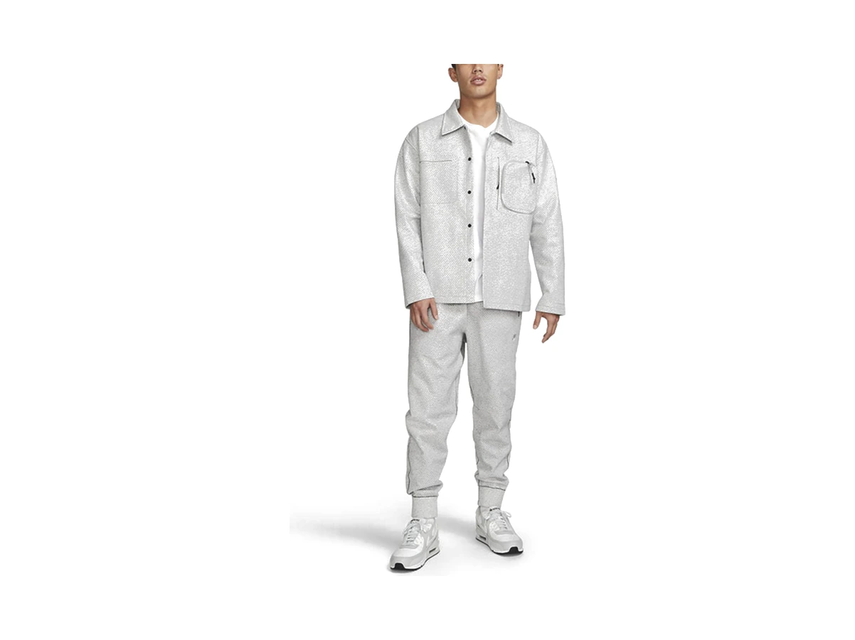 Nike Jackets Cool Gray Lapel Moderate