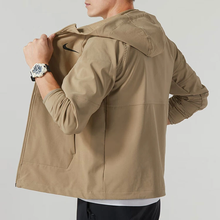Nike Jackets Khaki Hooded