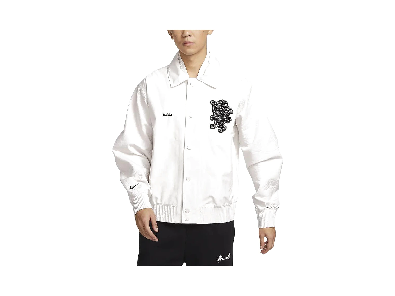 Nike Jackets White Lapel Moderate
