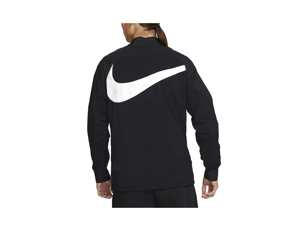 Nike Jackets Black Stand Collar Moderate