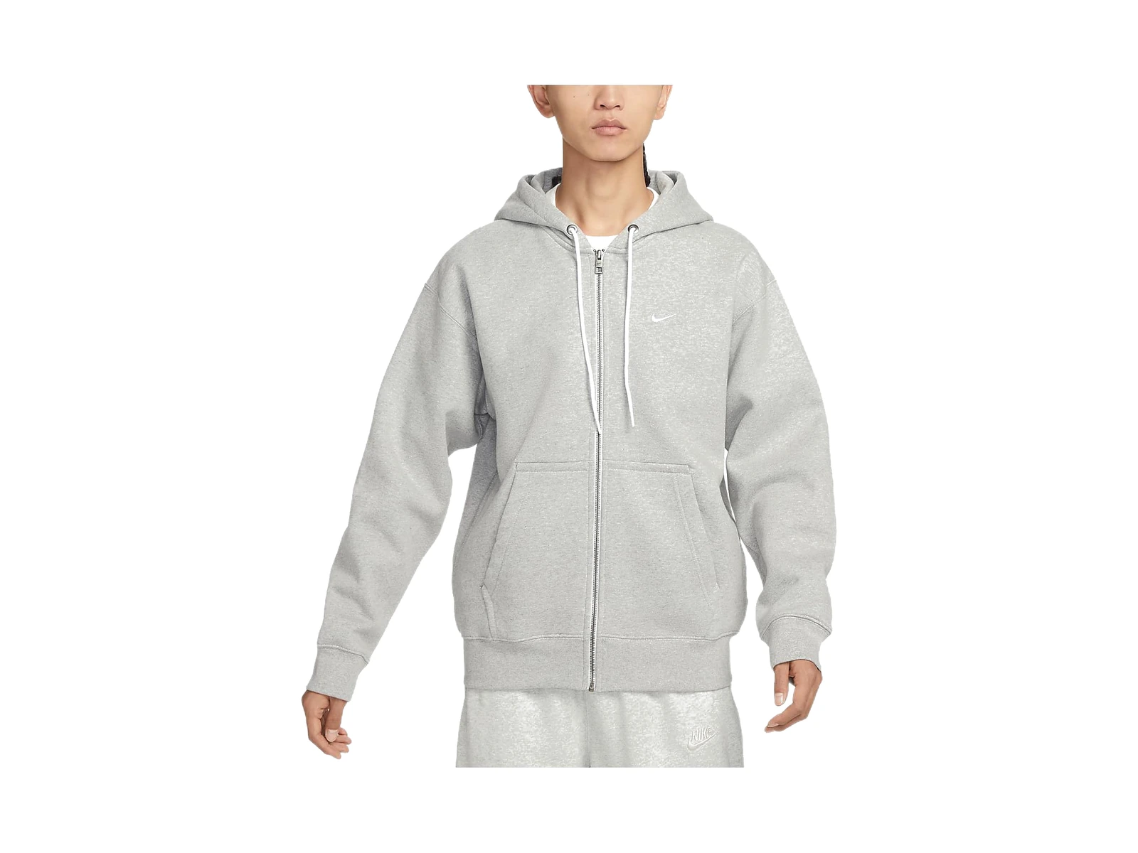 Nike Solo Swoosh Jacket Gray