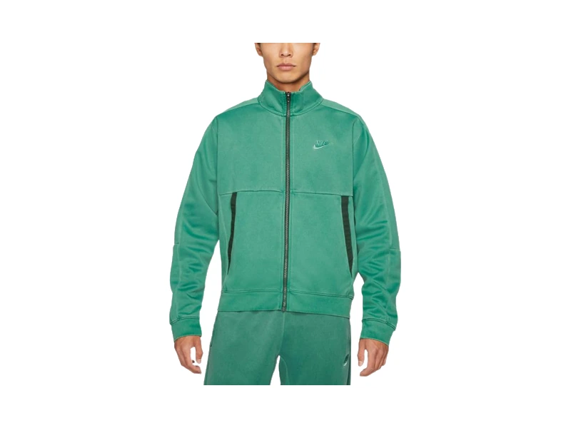 Nike Jackets Galaxy Green Stand Collar