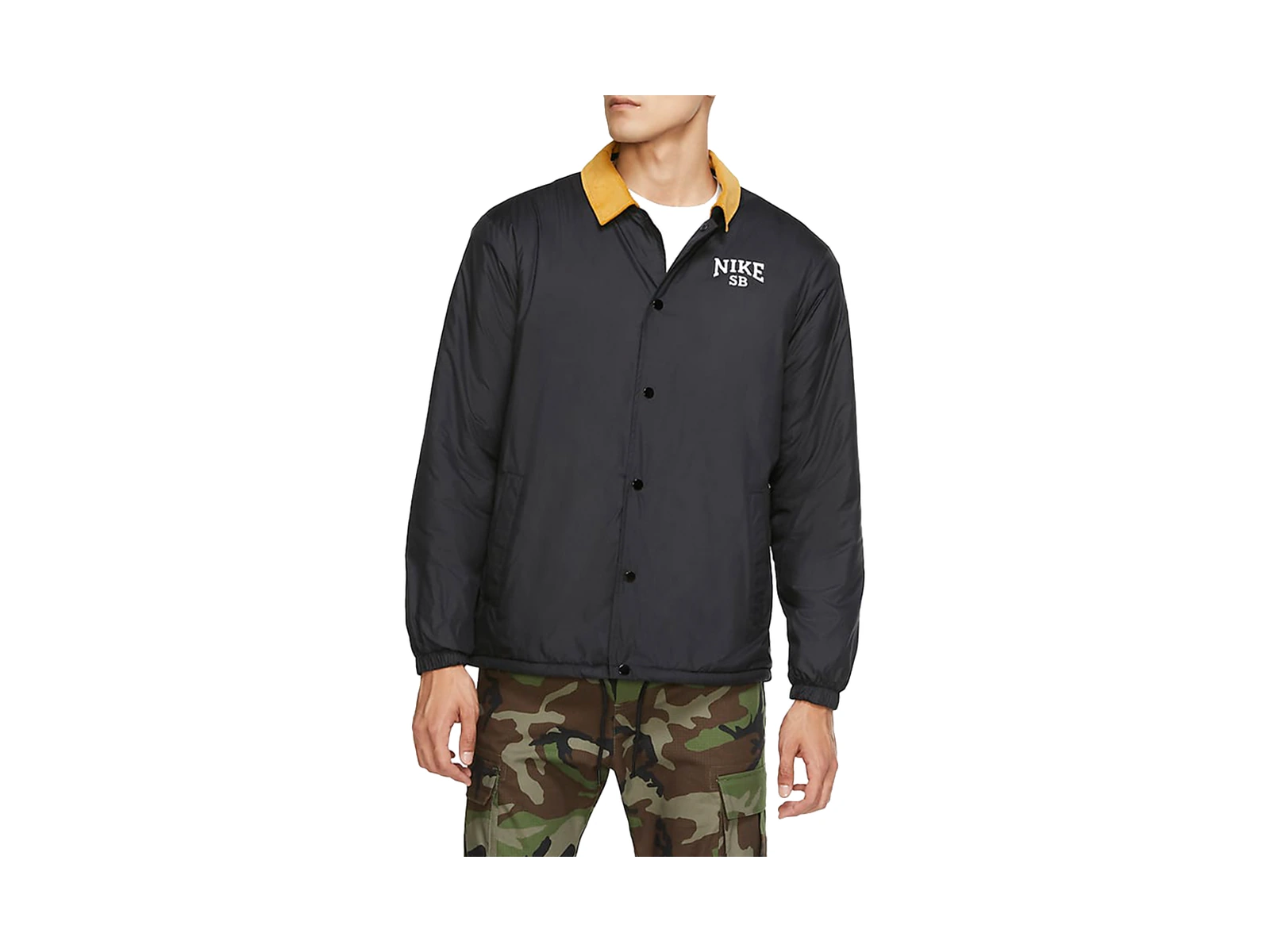 Nike Jackets Black Lapel Moderate