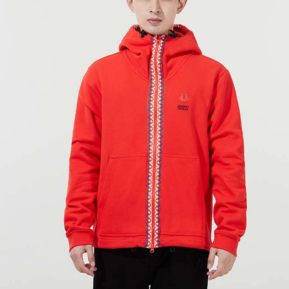 Nike Jackets Red Hooded (Non-detachable)