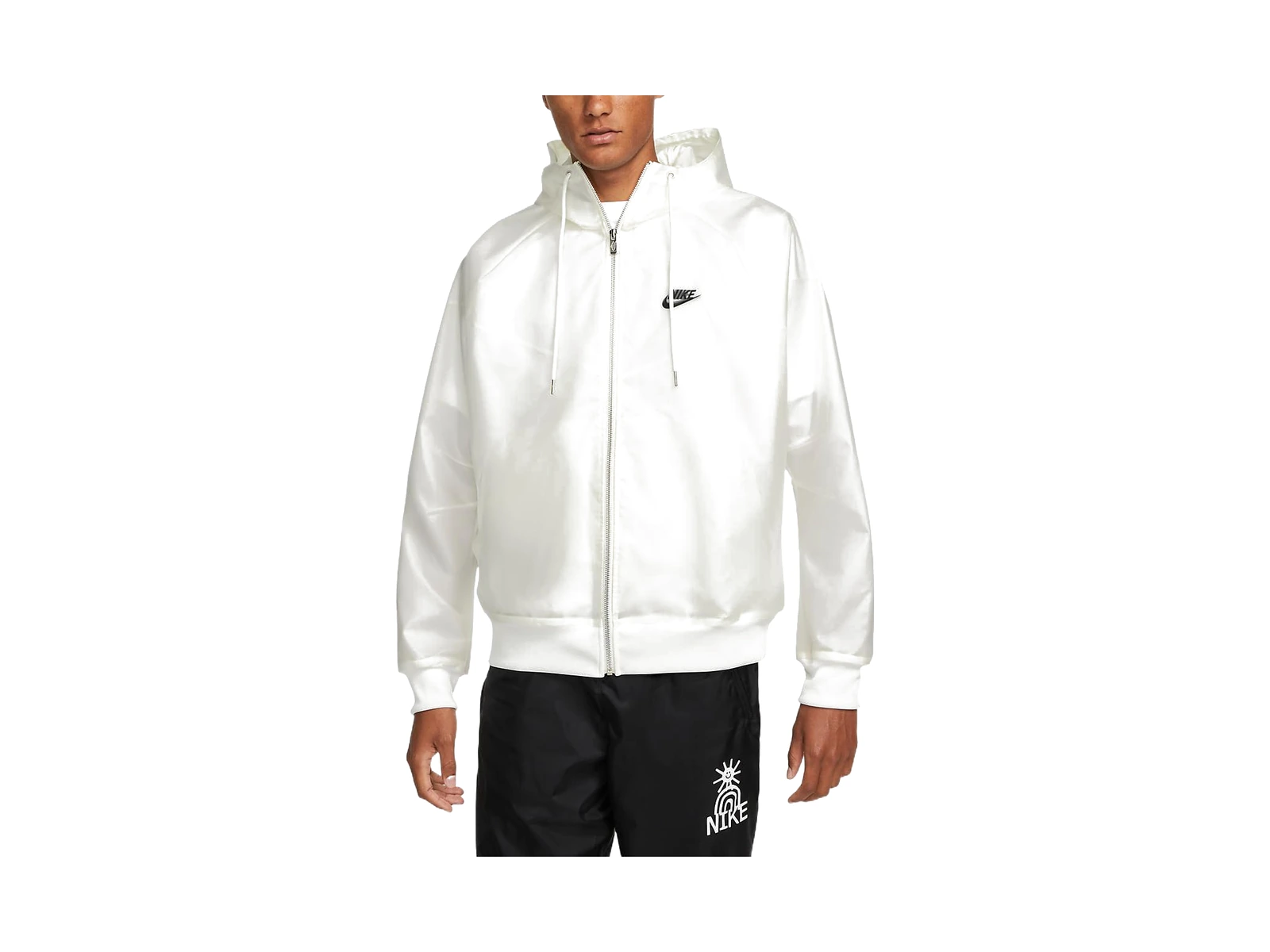 Nike Jackets White Hooded Moderate Other