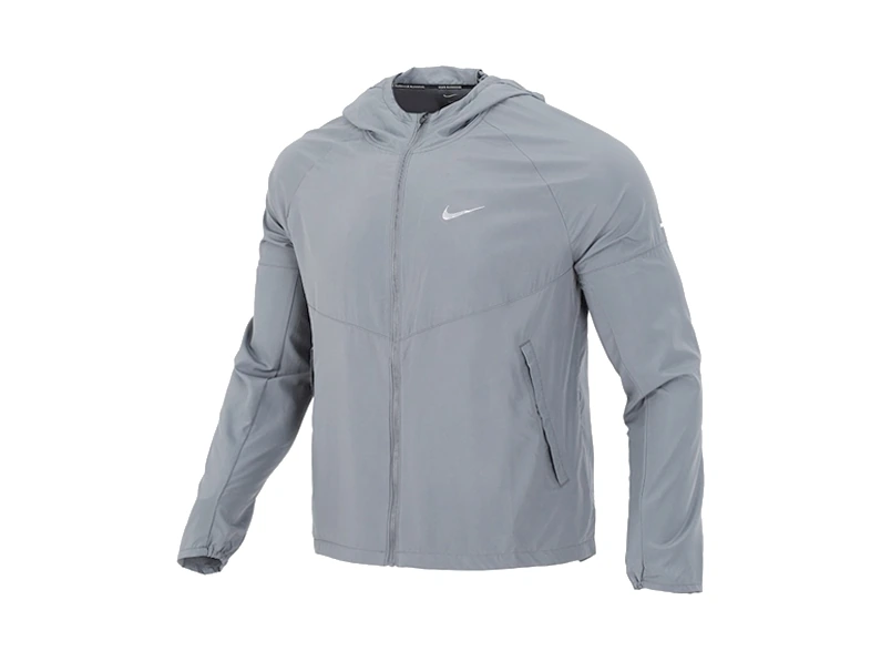 Nike Miler Jackets Gray Hooded