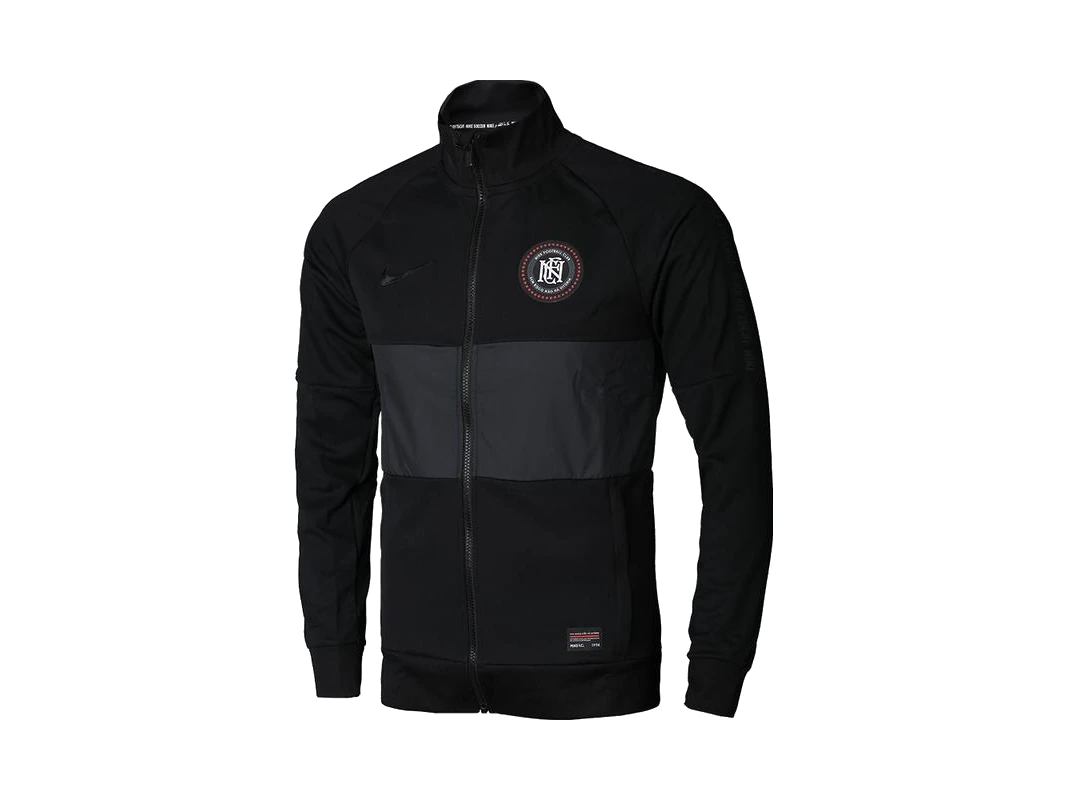 Nike Jackets Black Stand Collar Moderate