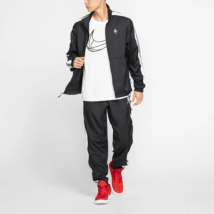 Nike Jackets Black Stand Collar Moderate