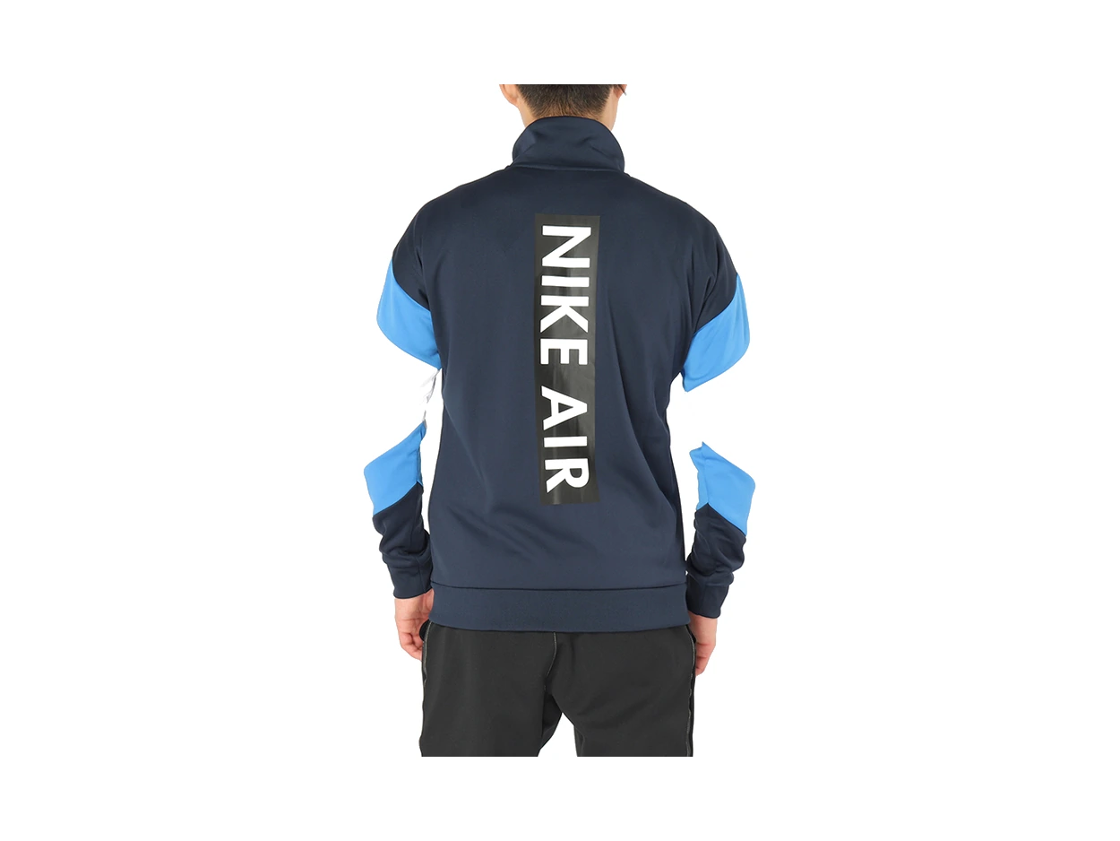 Nike Jackets Dark Blue Stand Collar