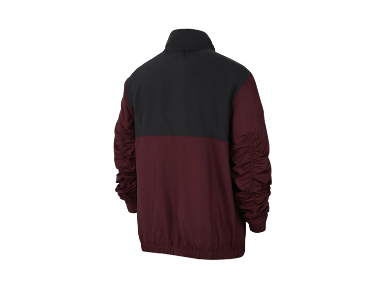 Nike Jackets Black Red Patchwork Stand