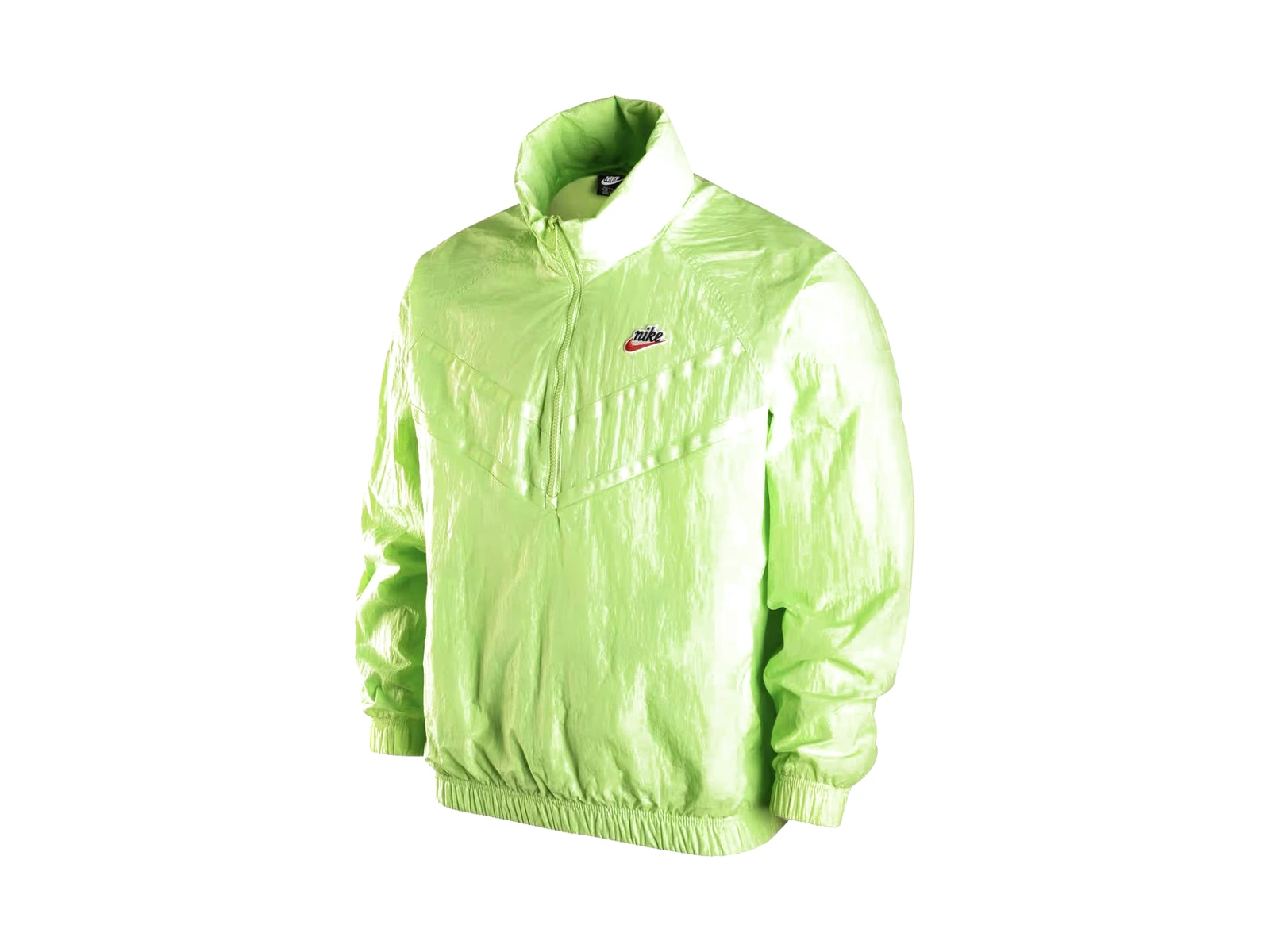Nike Jackets Green Stand Collar Moderate