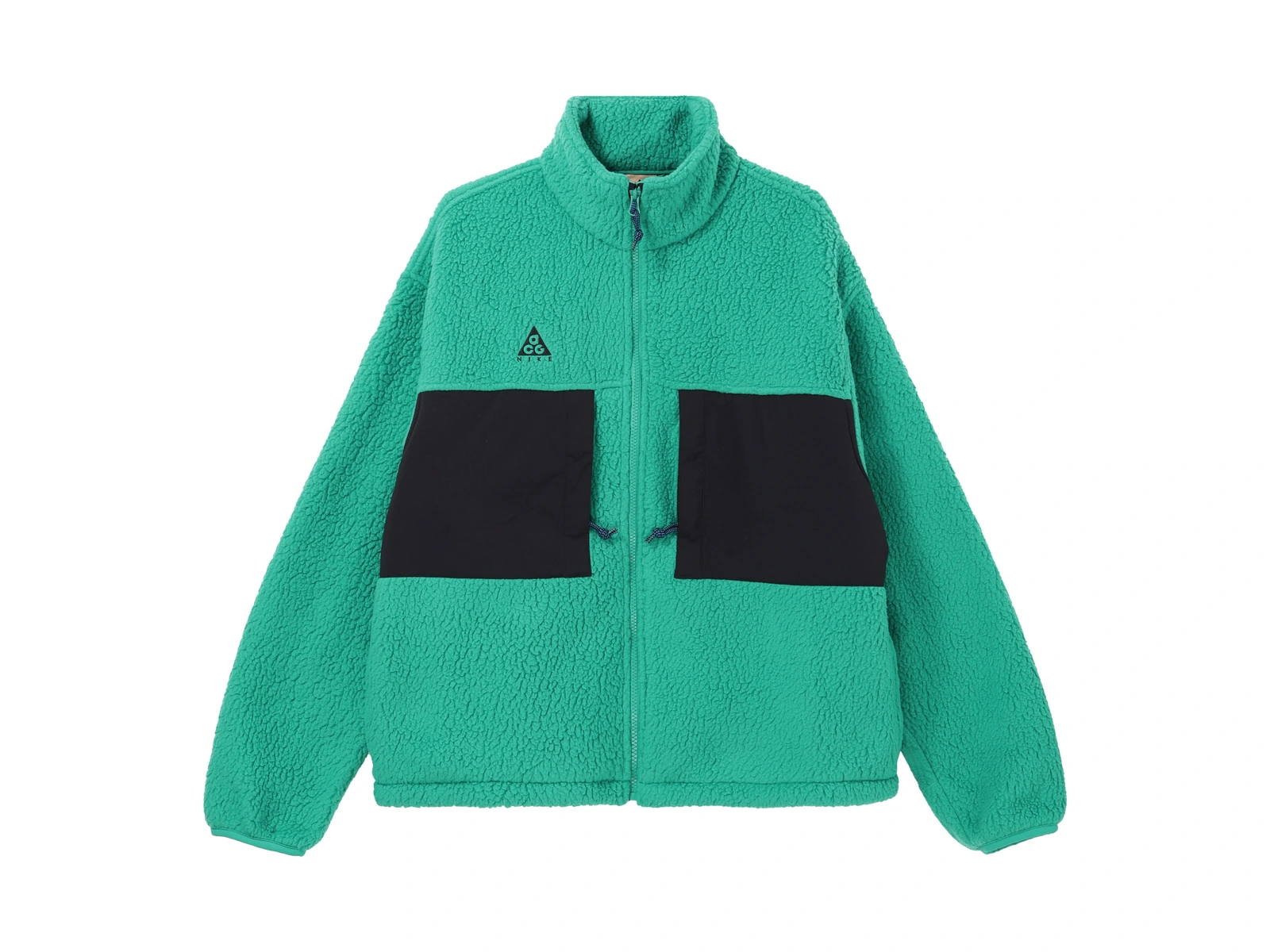 Nike Jackets Green Stand Collar Moderate