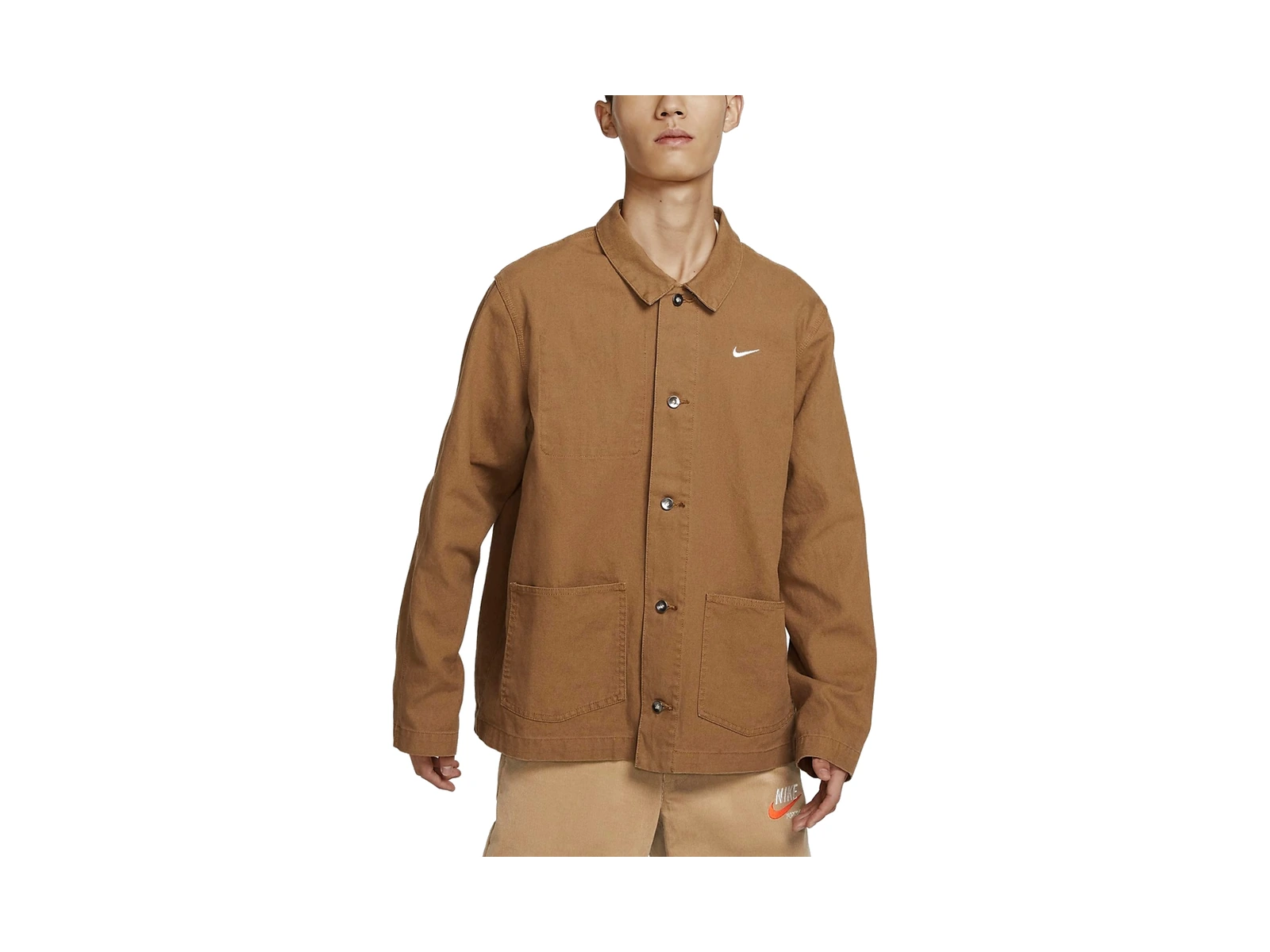 Nike Jackets Malt Brown Lapel Moderate