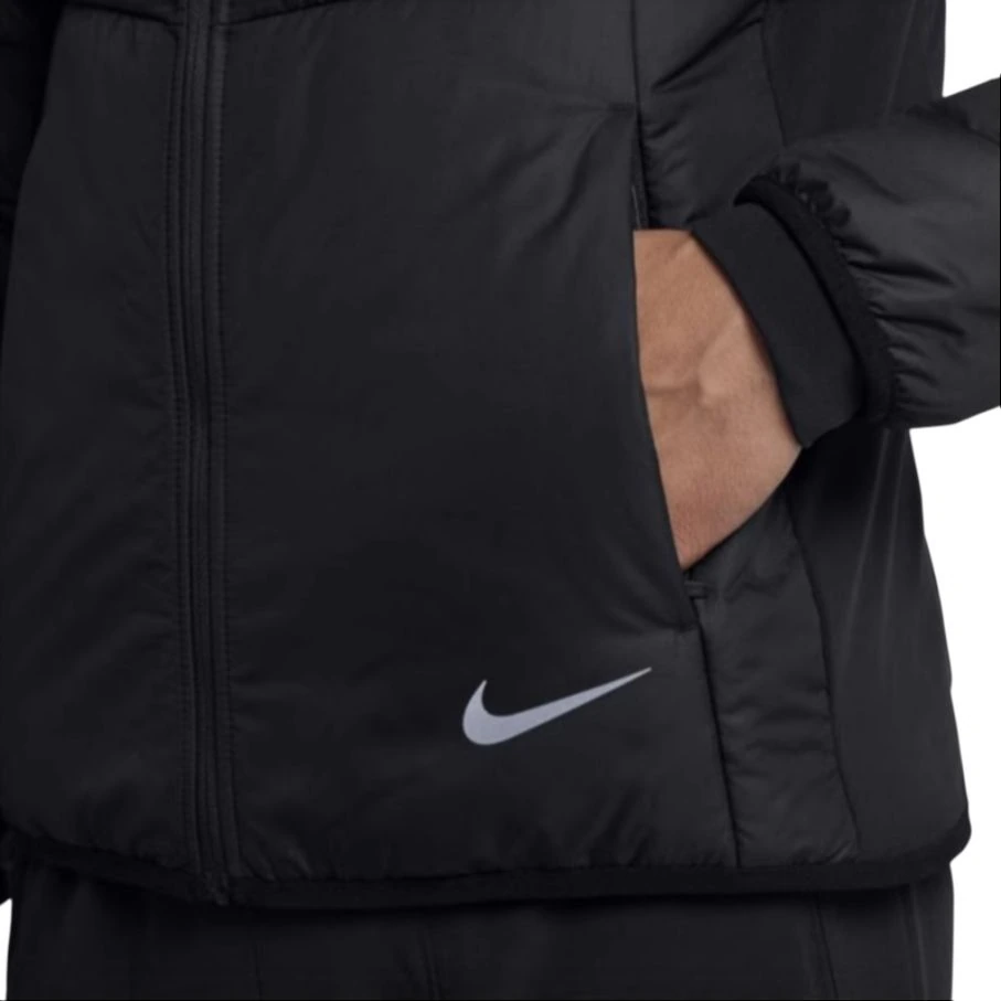 Nike Jackets Black Stand Collar Moderate