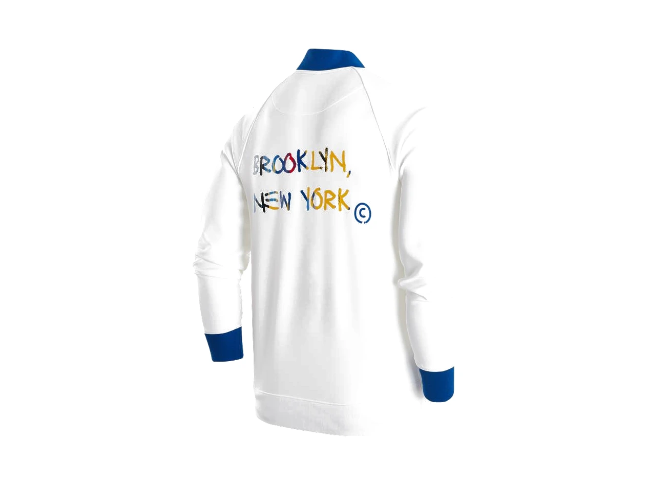 Nike Jackets White Baseball Collar