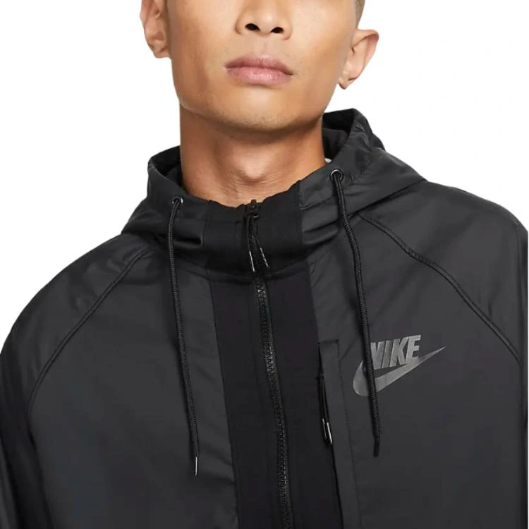 Nike Jackets Black Hooded Moderate Other