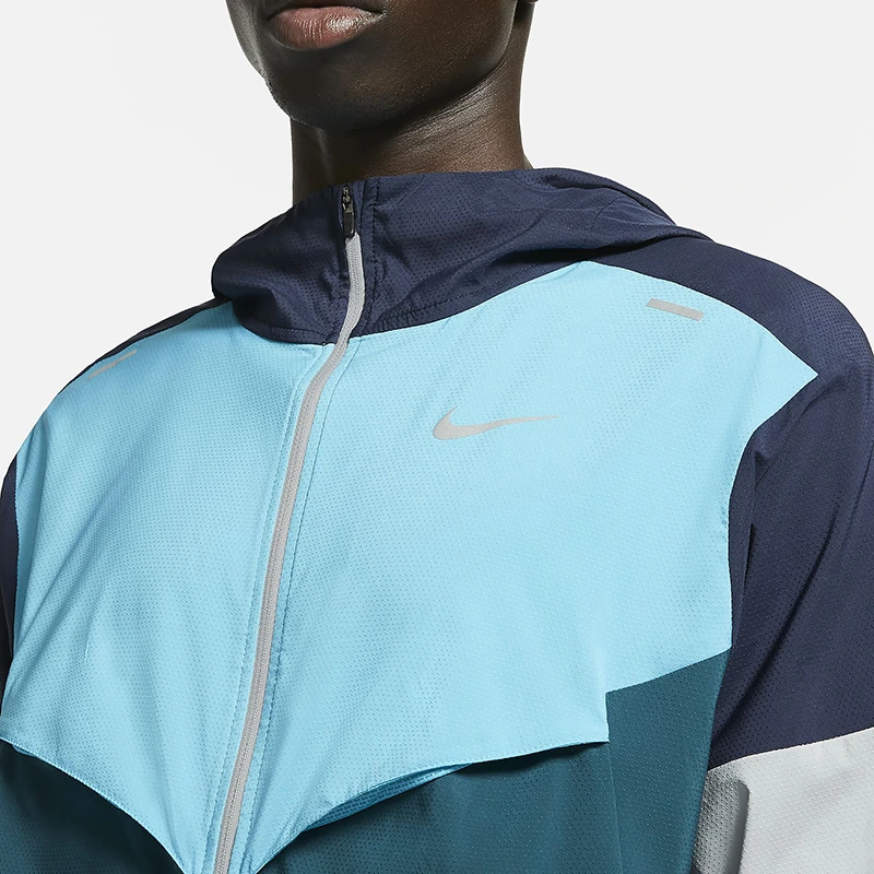 Nike Jackets Blue Hooded