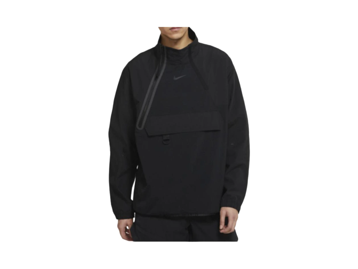 Nike Jackets Black Stand Collar Moderate