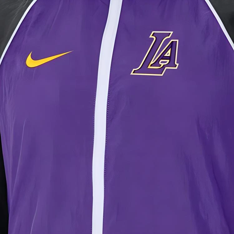 Nike Jackets Purple Baseball Collar