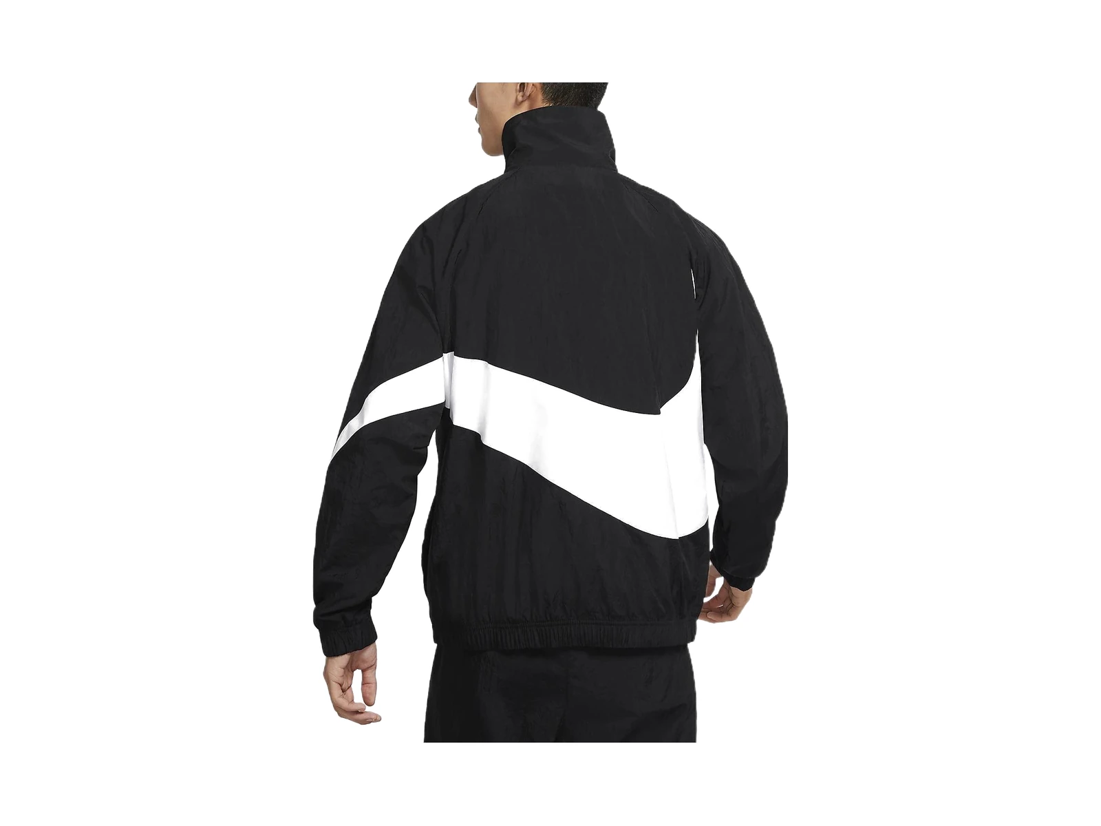 Nike Jackets Black Stand Collar Moderate