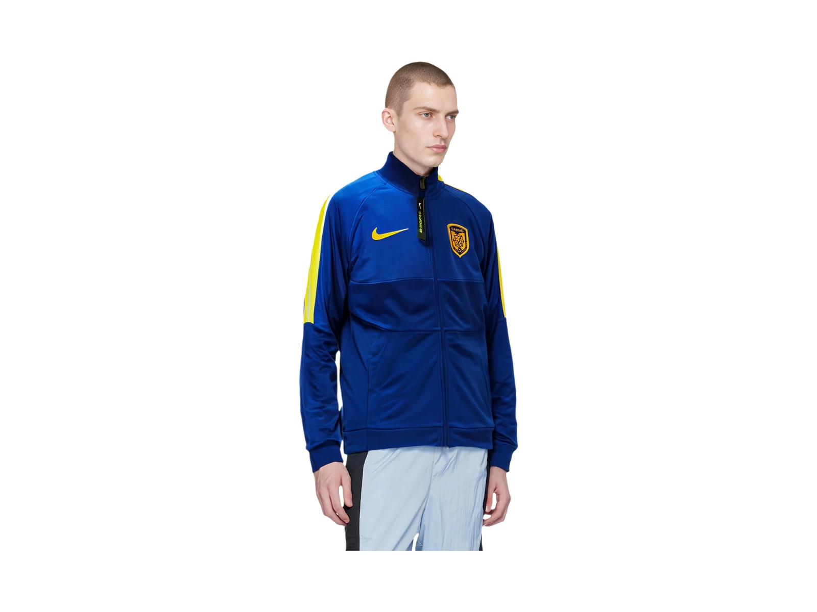 Nike Jackets Blue Stand Collar Moderate