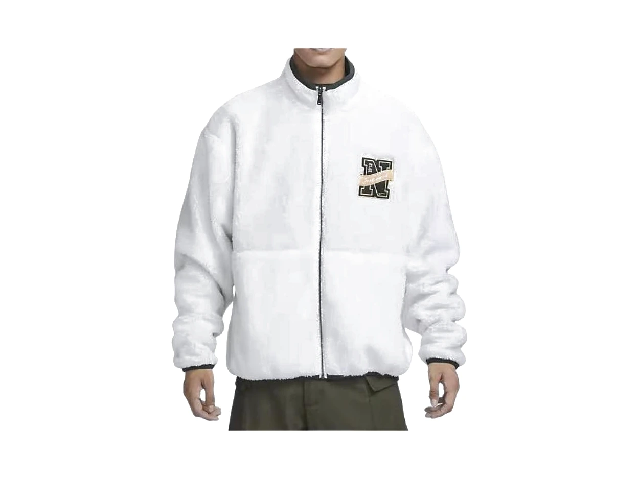 Nike Jackets White Stand Collar Moderate