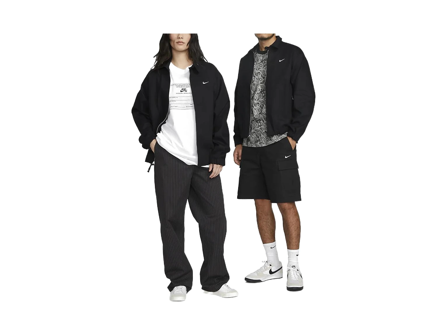 Nike Jackets Black Lapel Moderate Other