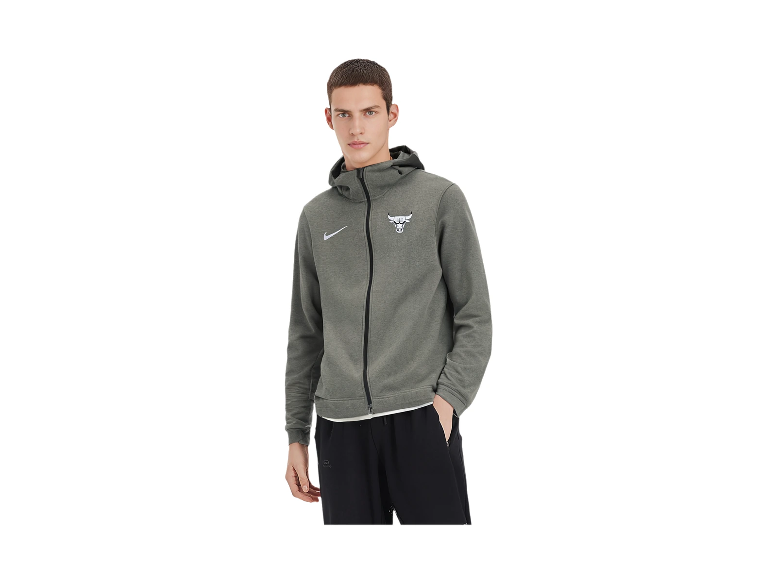 Nike Jackets Gray Hooded