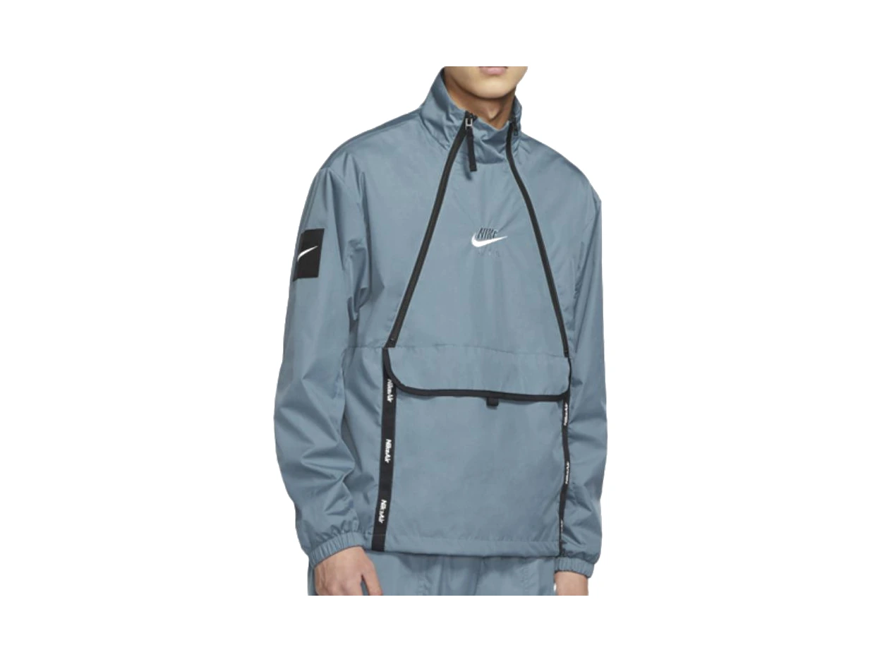 Nike Jackets Ozone Blue Stand Collar