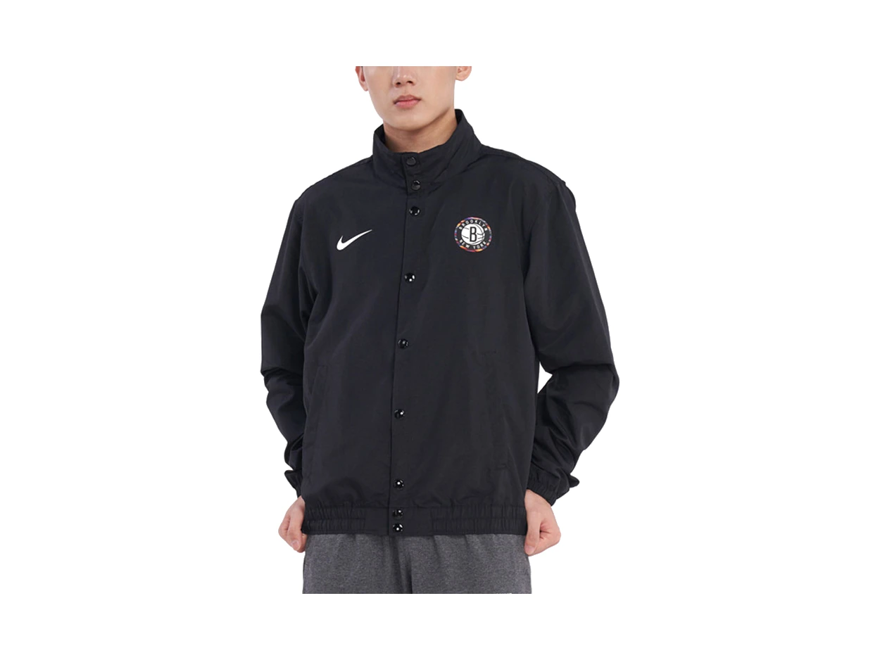 Nike Jackets Black Stand Collar Moderate