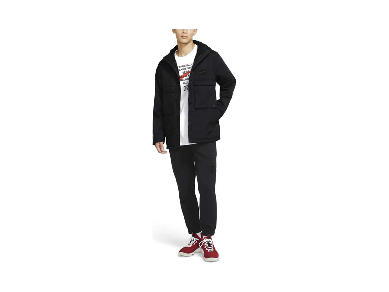 Nike Jackets Black Hooded