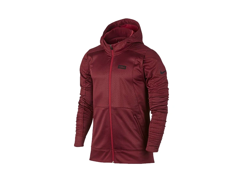 Nike Jackets Burgundy Hooded