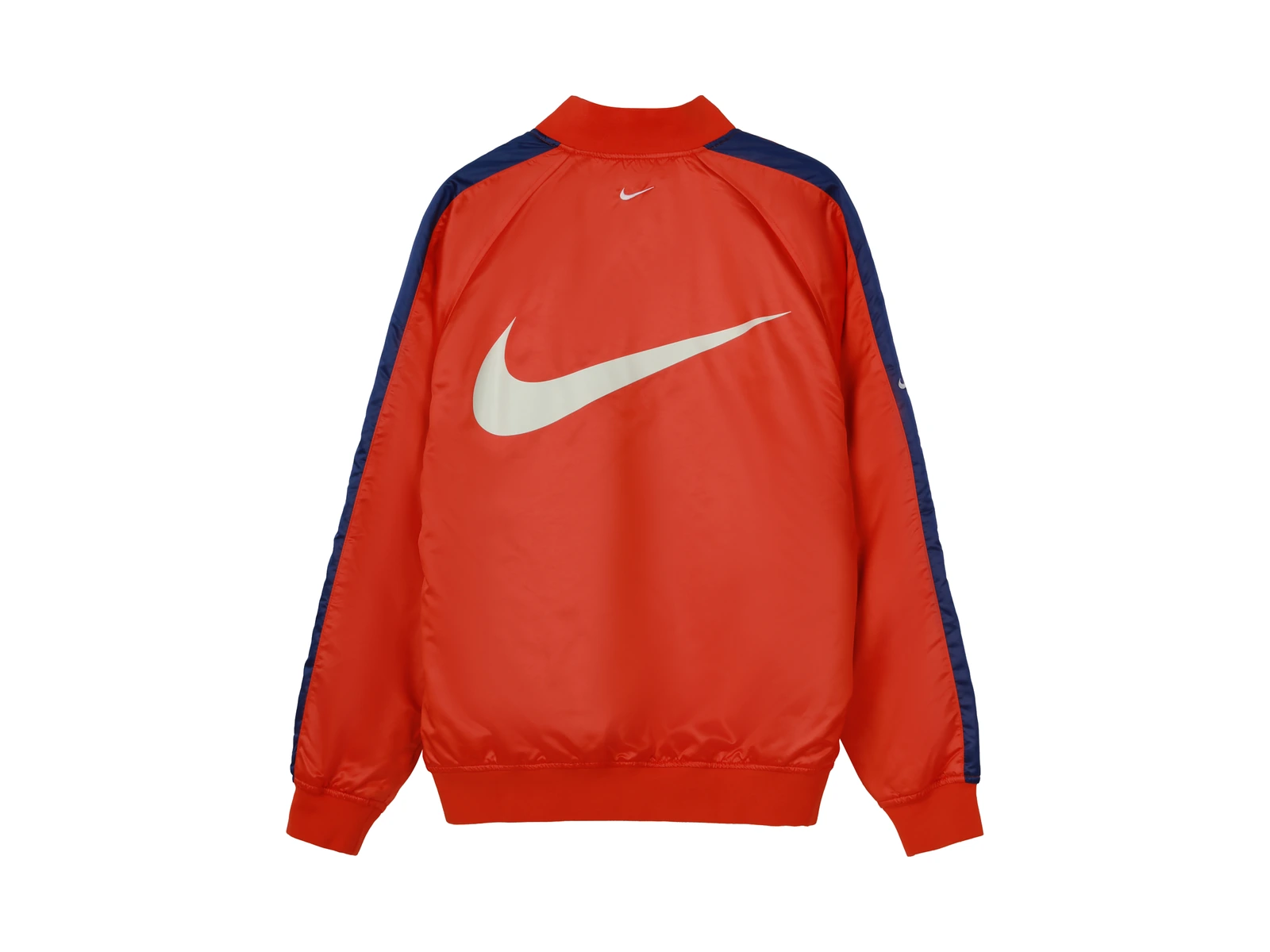 Nike Jackets Orange Baseball Collar
