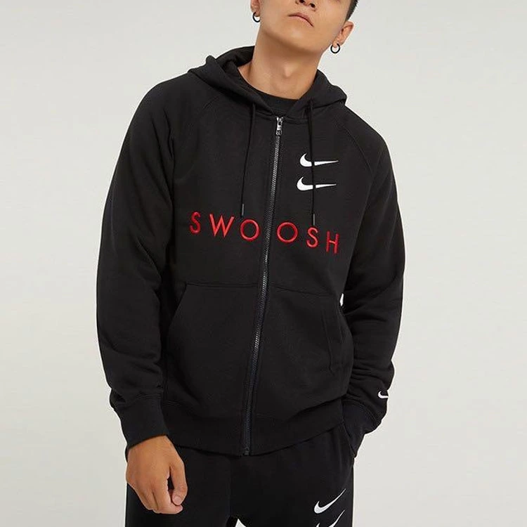 Nike Jackets Black Hooded