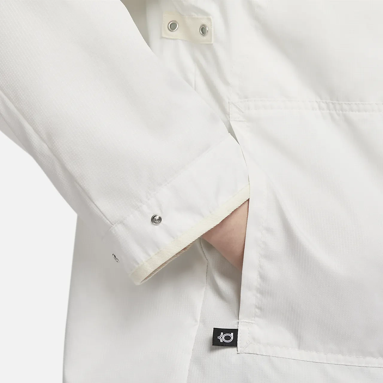 Nike Jackets White Crew Neck Moderate