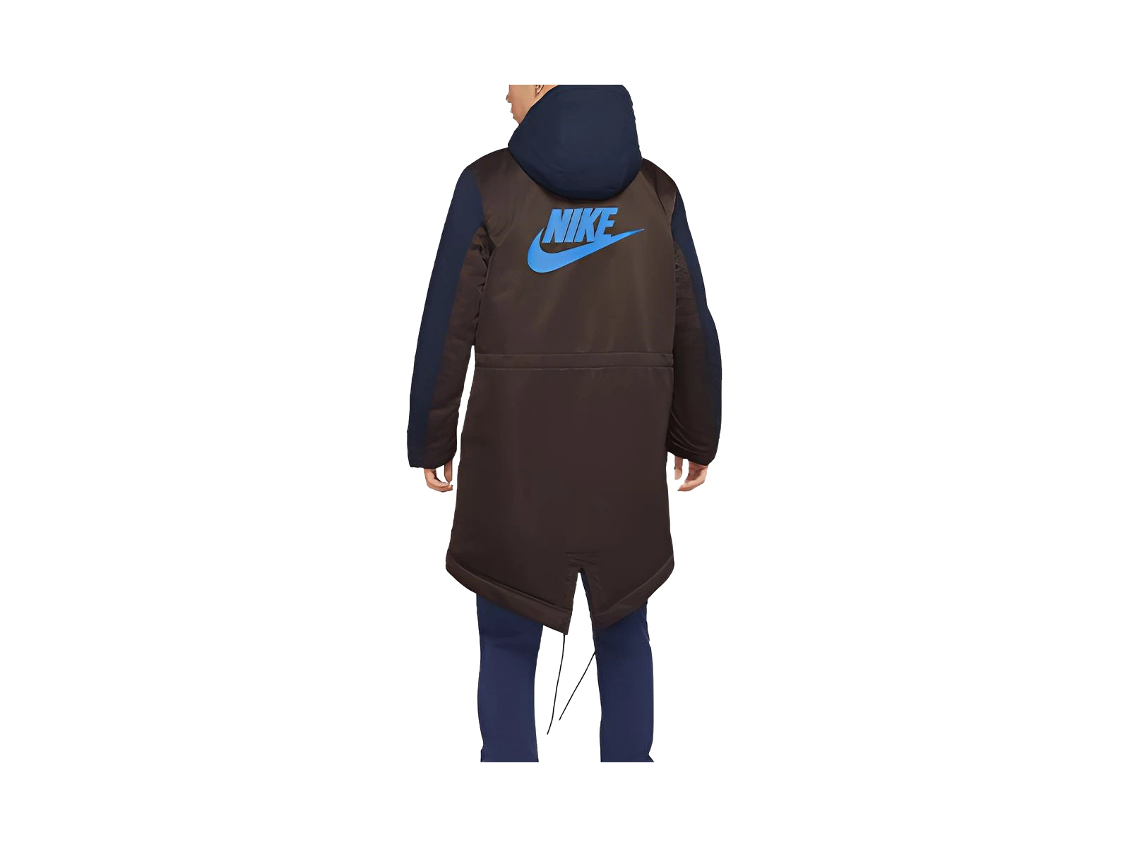 Nike Jackets Blue Hooded Thickened