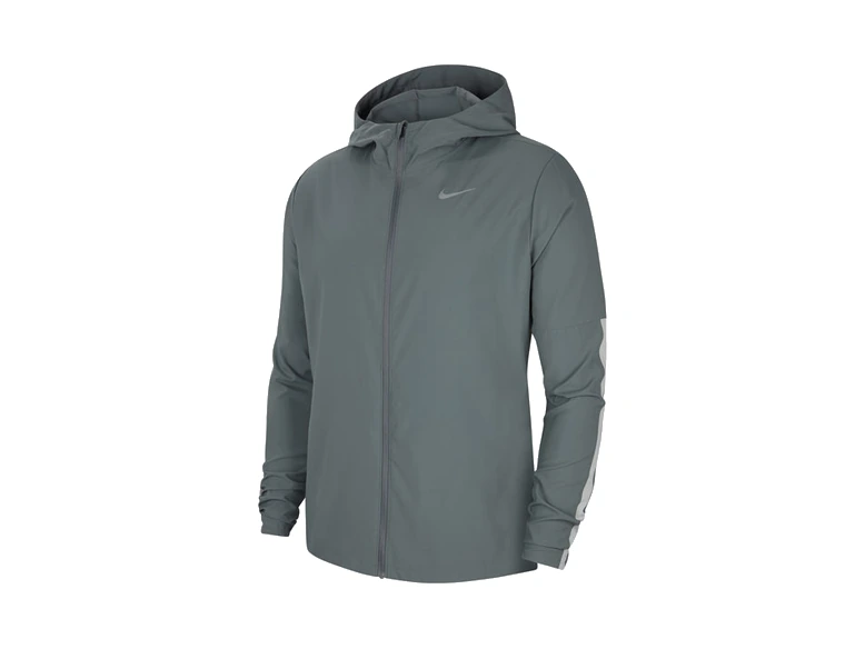 Nike Jackets Smoke Gray Hooded Moderate