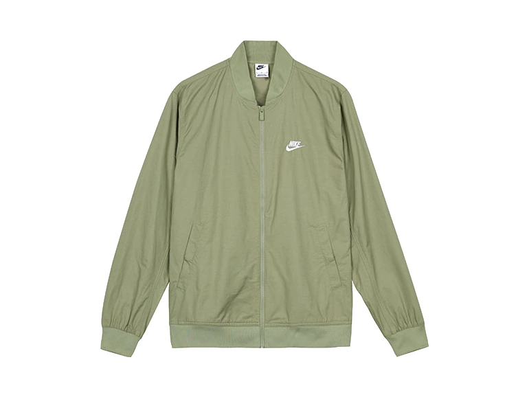 Nike Jackets Green Lapel Thin