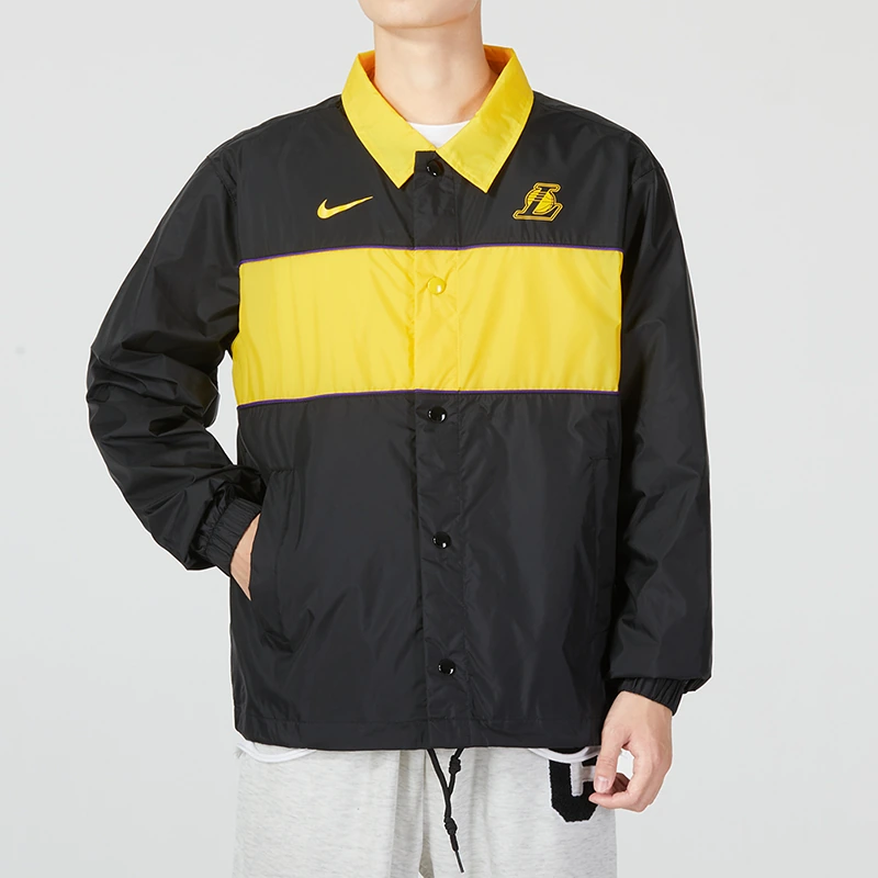 Nike Jackets Black Lapel Moderate