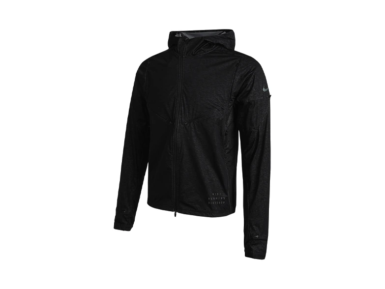 Nike Jackets Black Hooded Moderate Other
