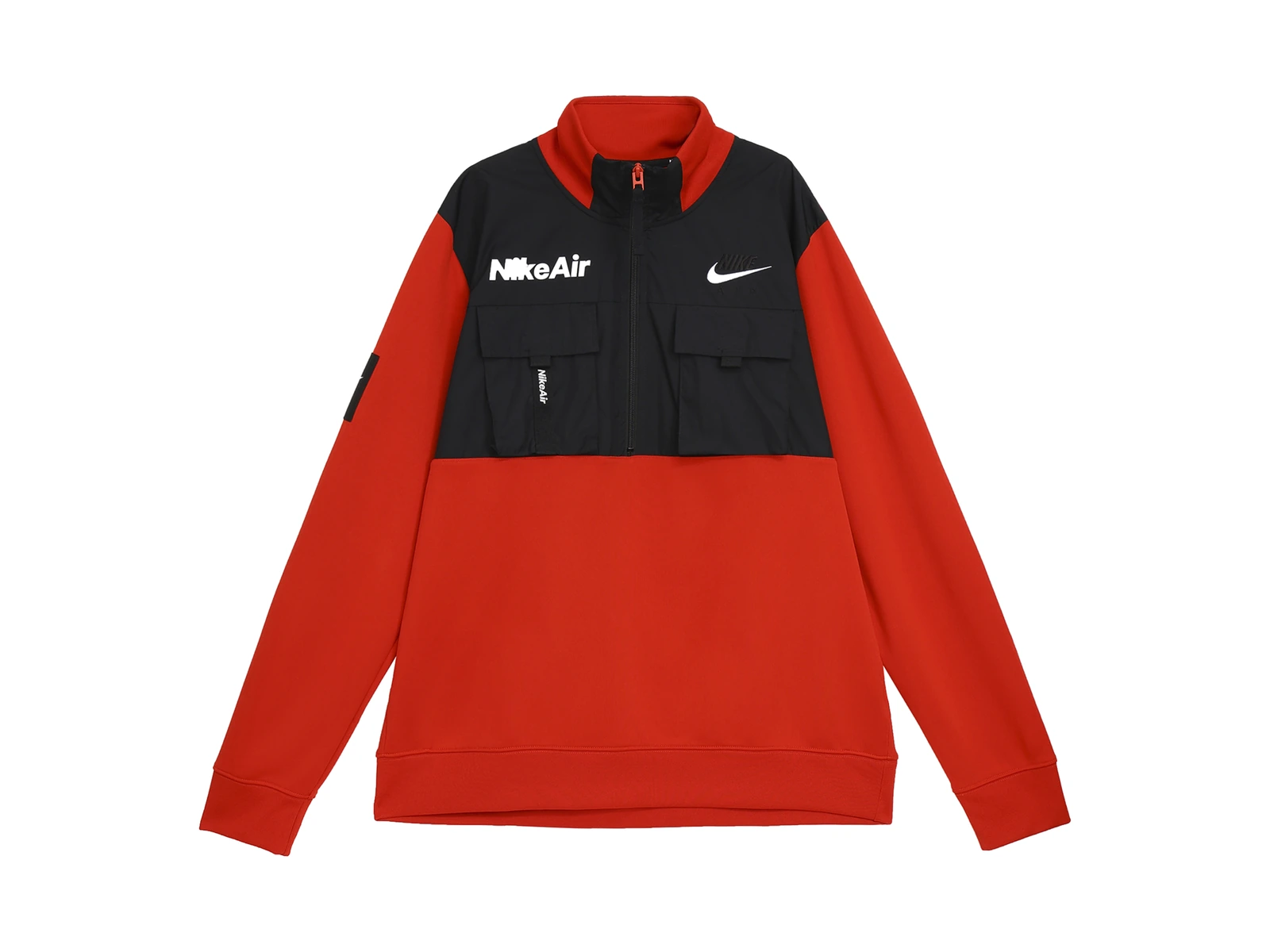 Nike Jackets Red Stand Collar Moderate