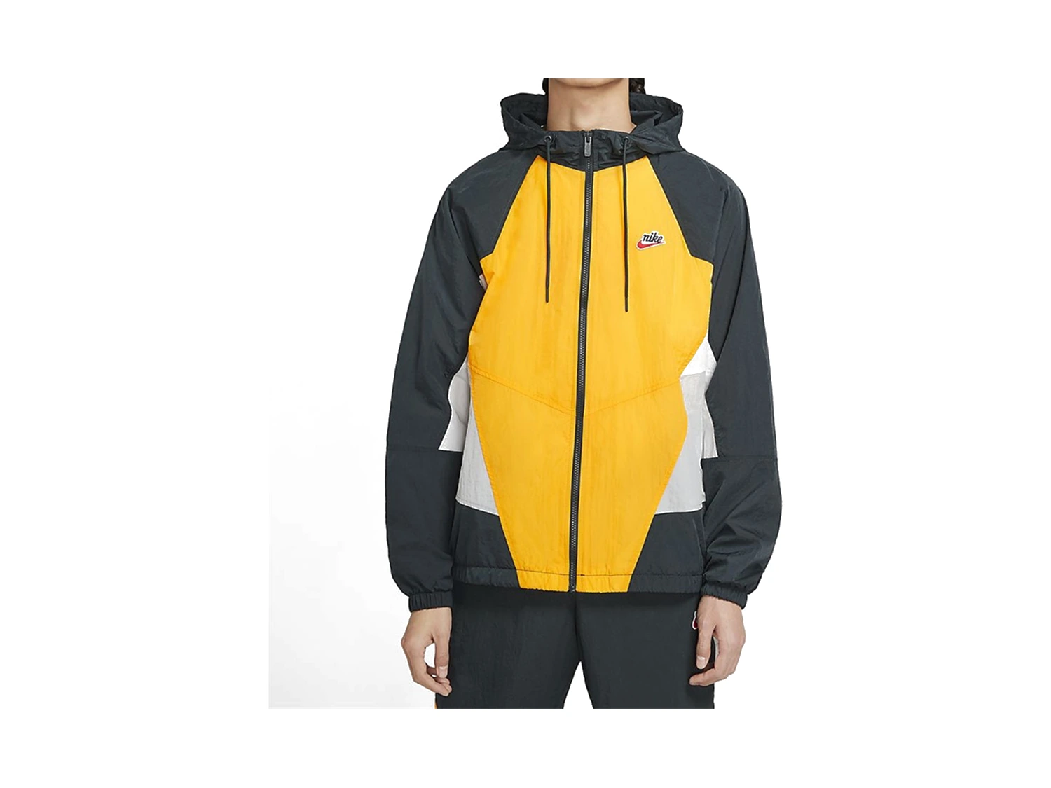 Nike Jackets Yellow Hooded Moderate