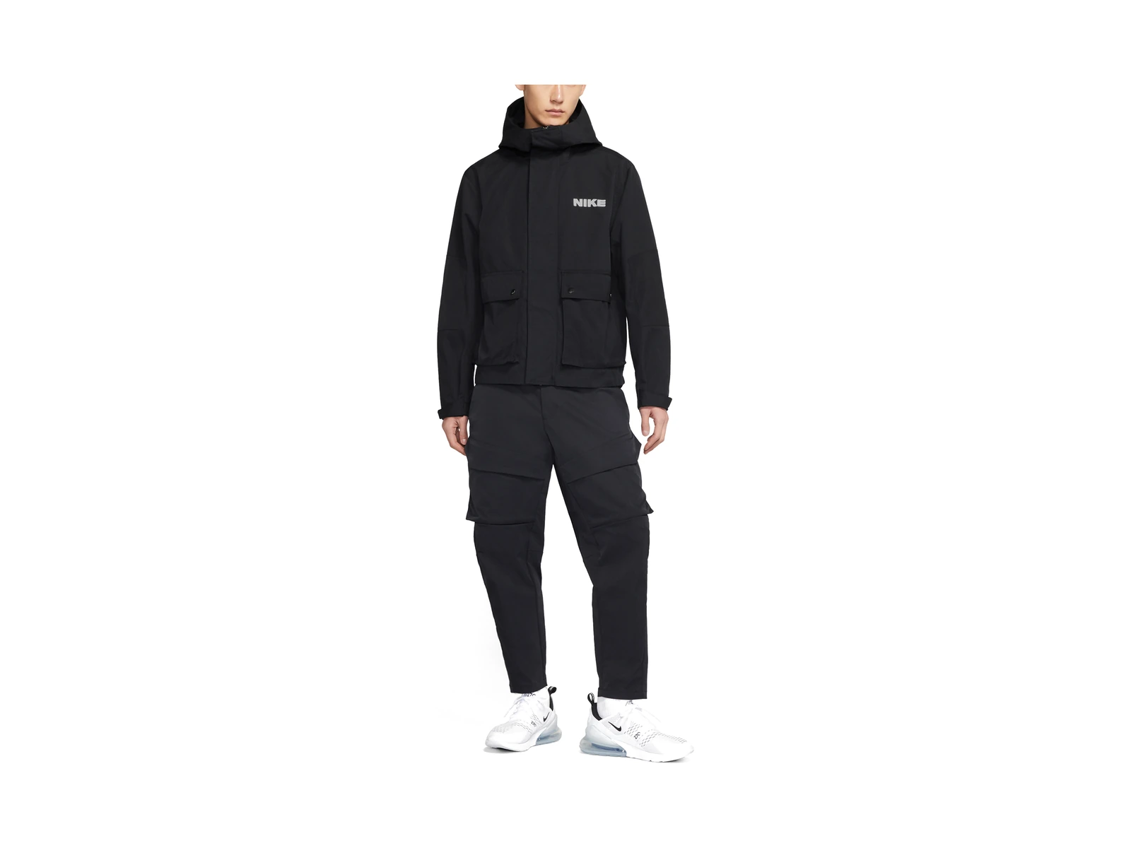 Nike Jackets Black Hooded