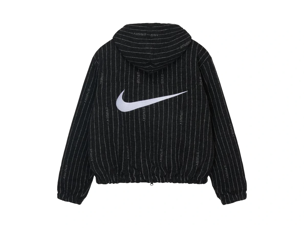 Nike x Stussy Striped Wool Jacket Asia