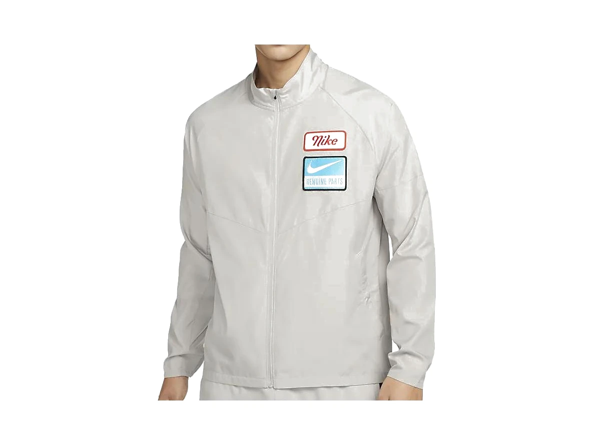 Nike Miler Jackets Gray Stand Collar