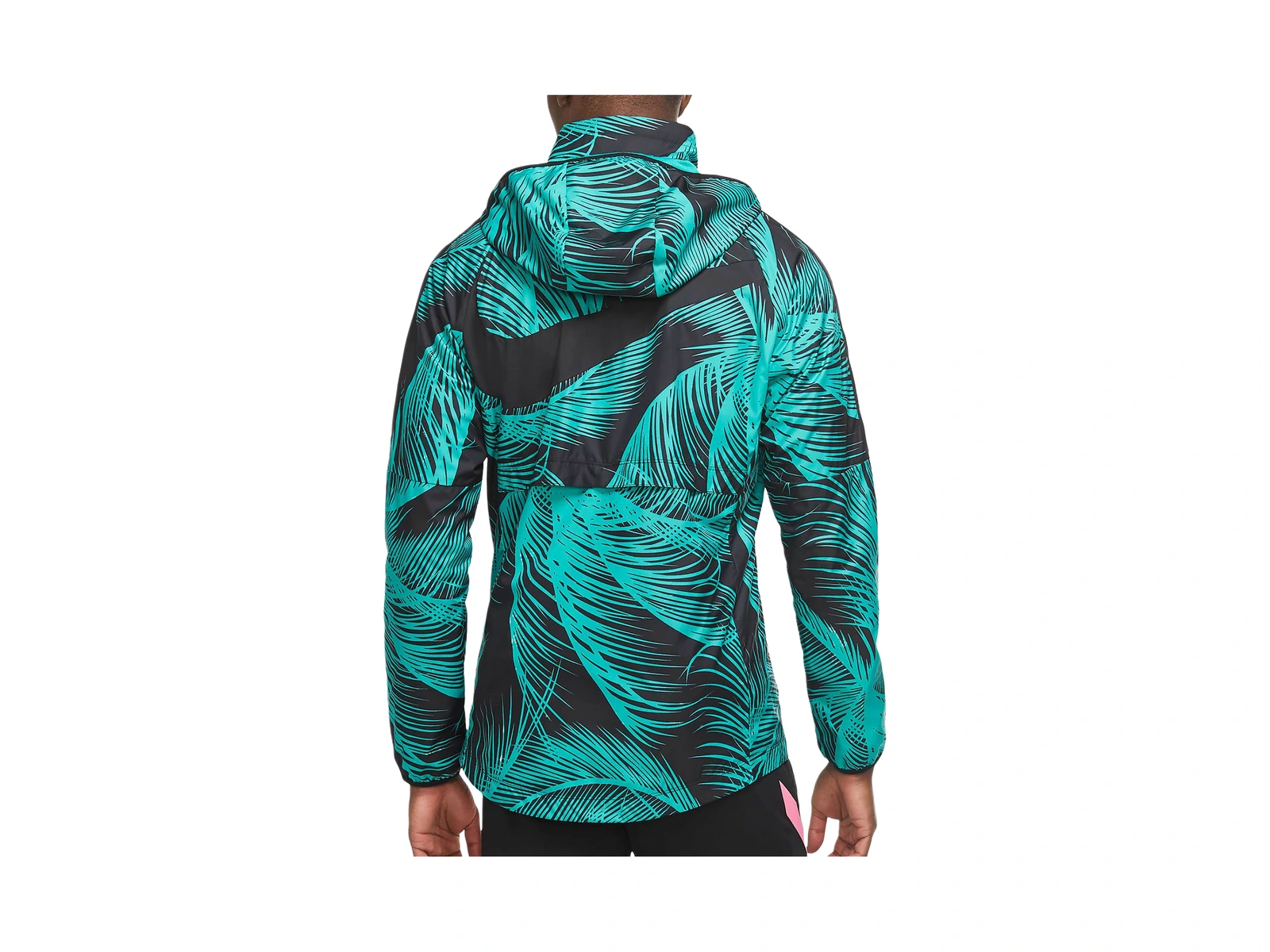 Nike Jackets Peacock Green Stand Collar