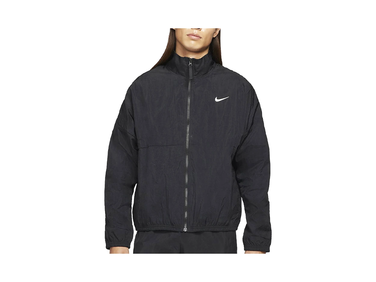 Nike Jackets Black Stand Collar Moderate