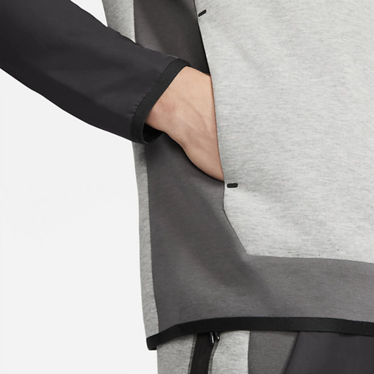Nike Jackets Gray Hooded